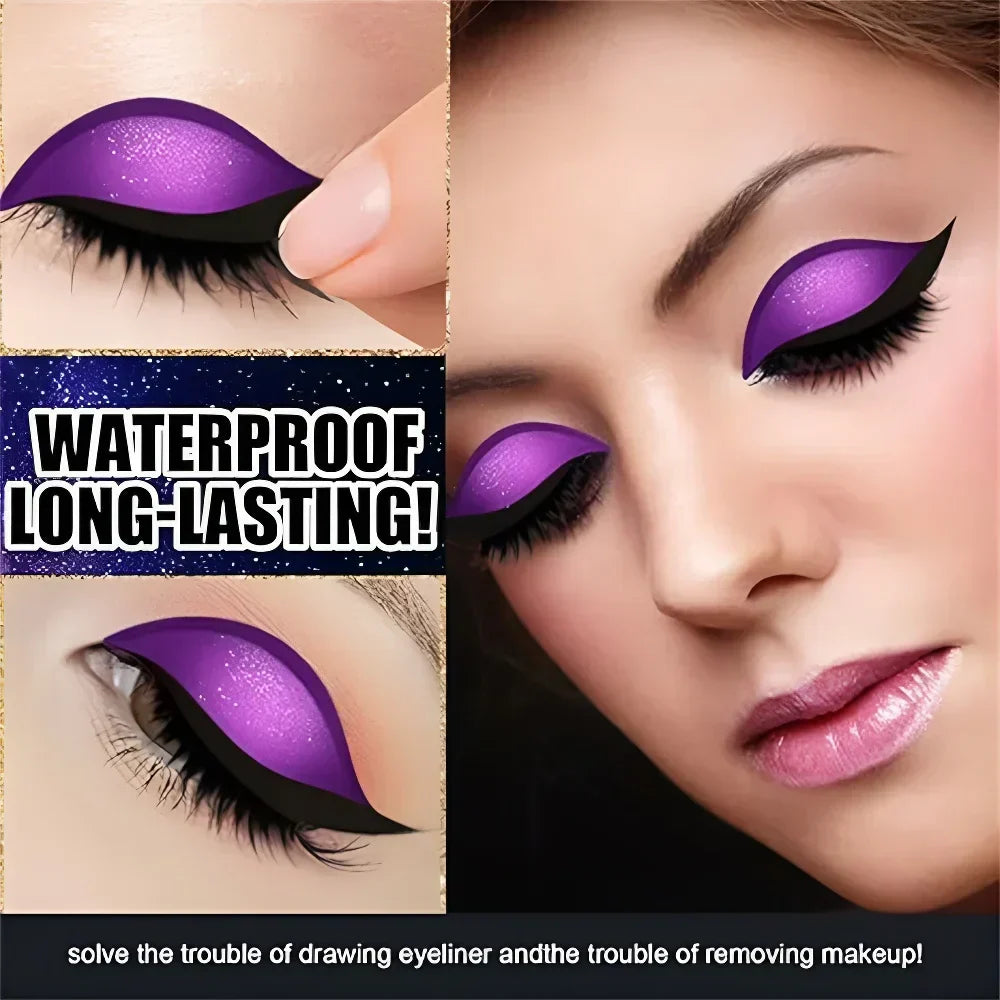 Adesivo per trucco occhi | Look glamour immediato in pochi secondi | Riutilizzabile, impermeabile e adattabile a ogni forma degli occhi
