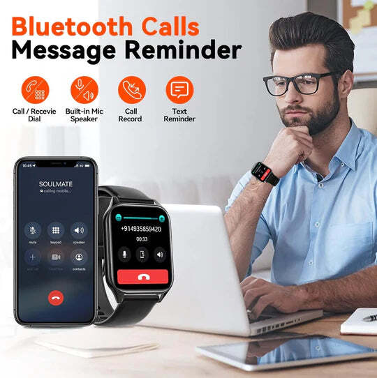 GlucoSense Smartwatch con Monitoraggio Glucosio Non Invasivo in Tempo Reale