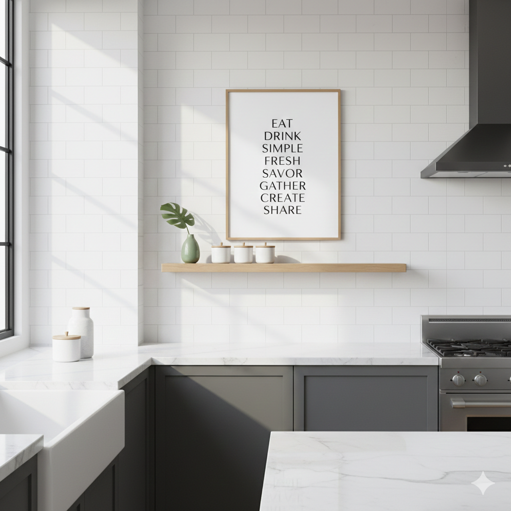 Arte Quotidiana Elegante e Minimalista per Pareti Calme