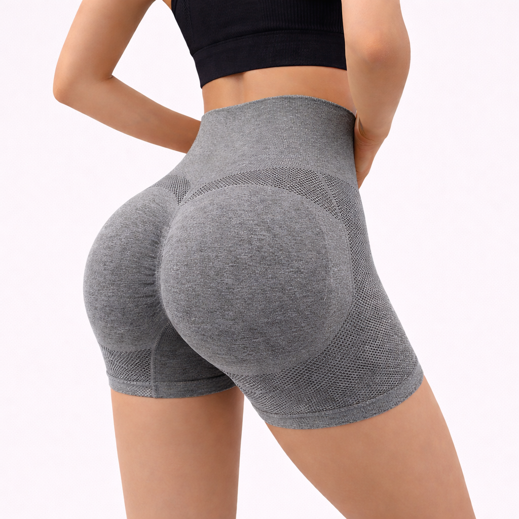 Shorts da Allenamento a Vita Alta