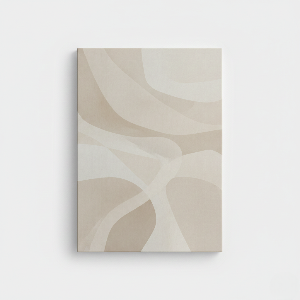 Arte Murale Astratta Nordica Design Minimalista e Calmo