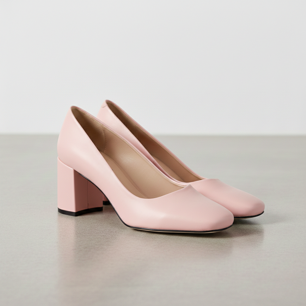 Décolleté Minimalisti con Tacco Blocco Eleganza Moderna