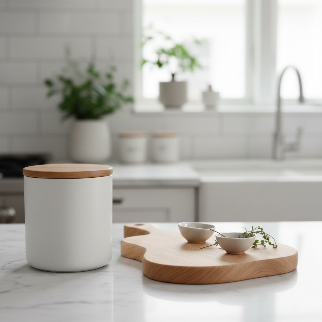 Elegante Tagliere per Servire Display da Tavolo Organico