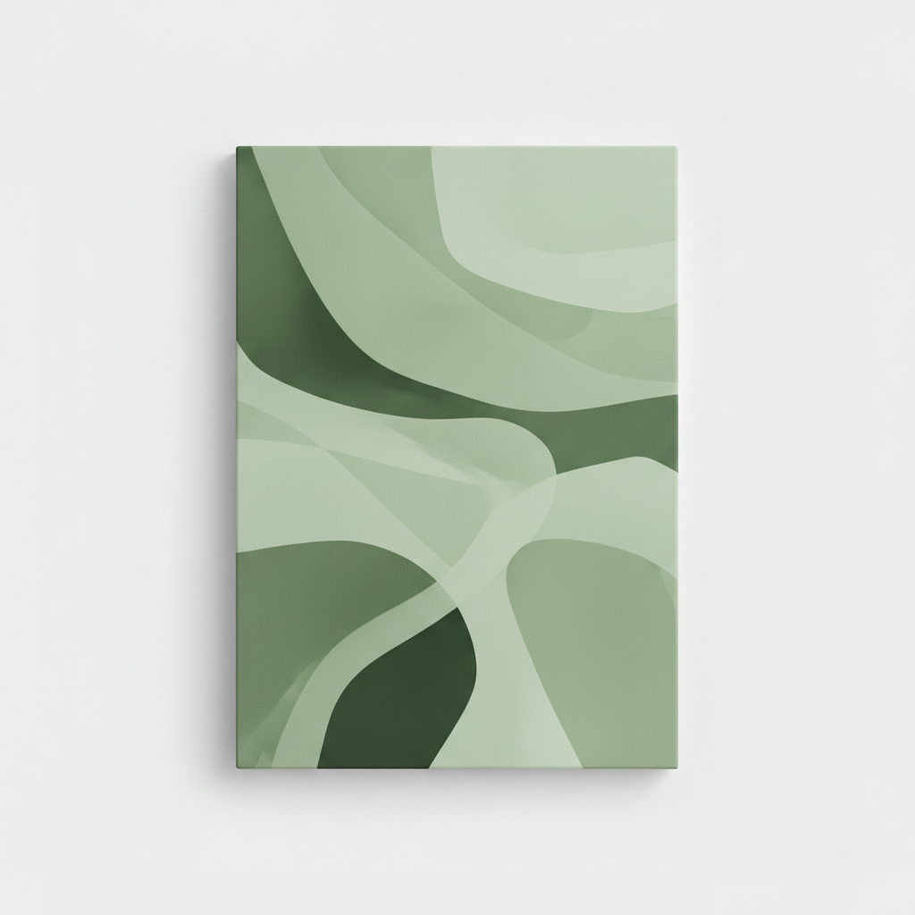 Arte Murale Astratta Nordica Design Minimalista e Calmo