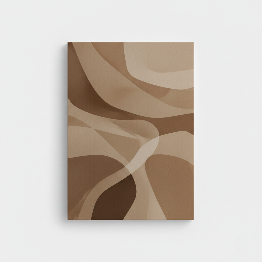 Arte Murale Astratta Nordica Design Minimalista e Calmo