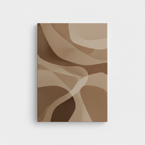 Arte Murale Astratta Nordica Design Minimalista e Calmo