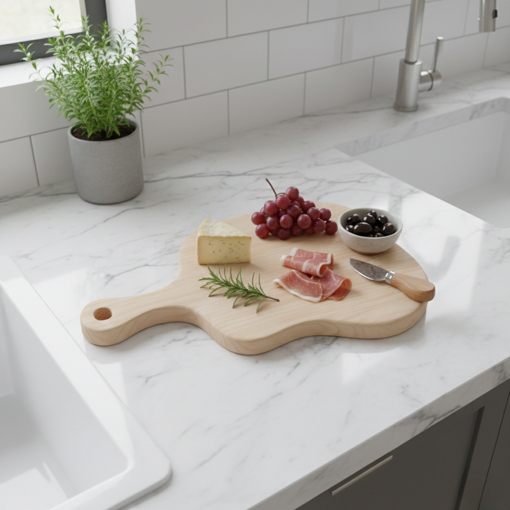 Elegante Tagliere per Servire Display da Tavolo Organico