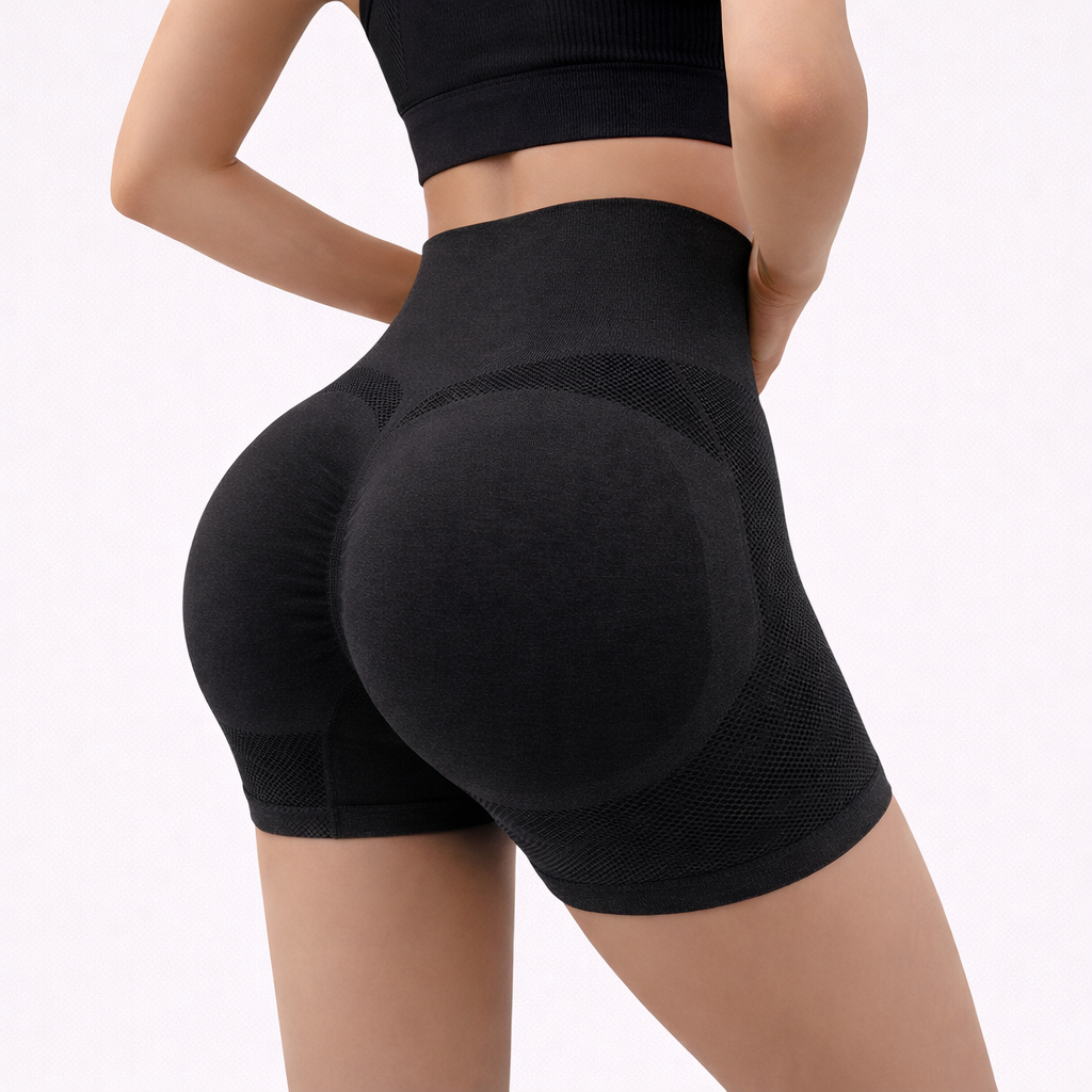 Shorts da Allenamento a Vita Alta