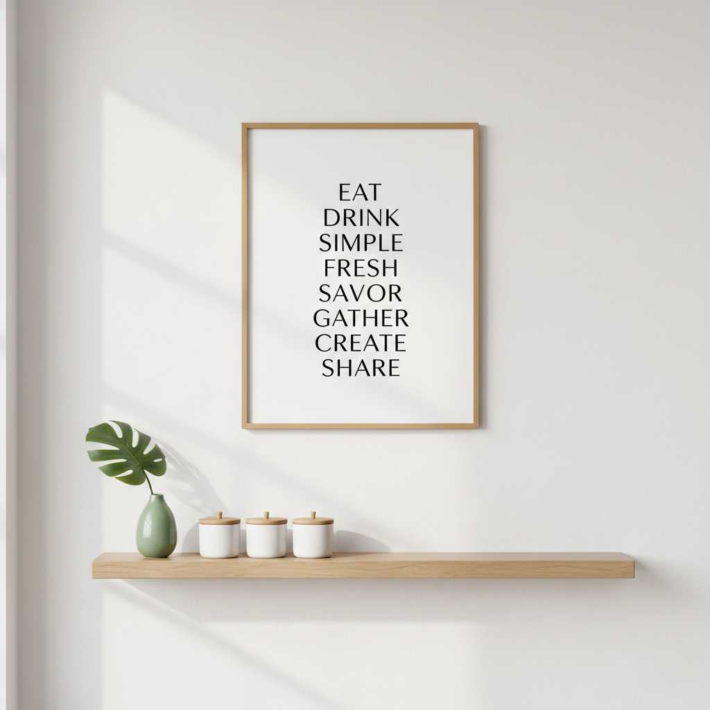 Arte Quotidiana Elegante e Minimalista per Pareti Calme