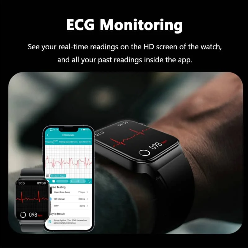 Smartwatch con Monitoraggio della Salute di AeroPulse, Display da 1,83 Pollici