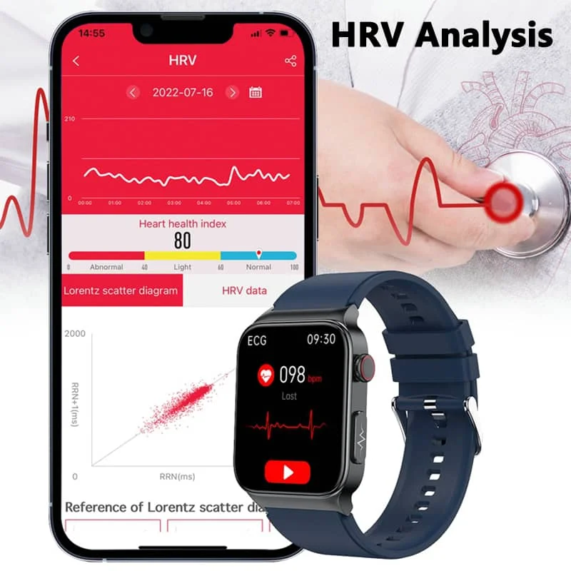 Smartwatch con Monitoraggio della Salute di AeroPulse, Display da 1,83 Pollici