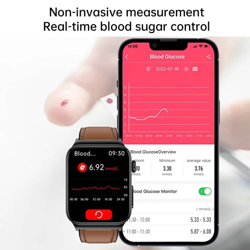 Smartwatch con Monitoraggio della Salute di AeroPulse, Display da 1,83 Pollici