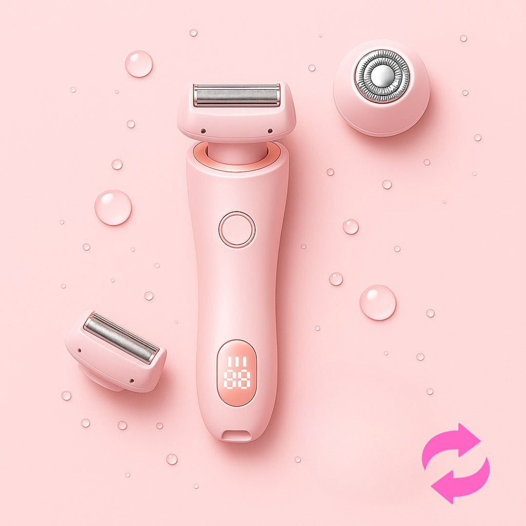 Rasoi per zone intime per donne | Rasoio elettrico per donne per la zona intima | Trimmer per bikini | Femora