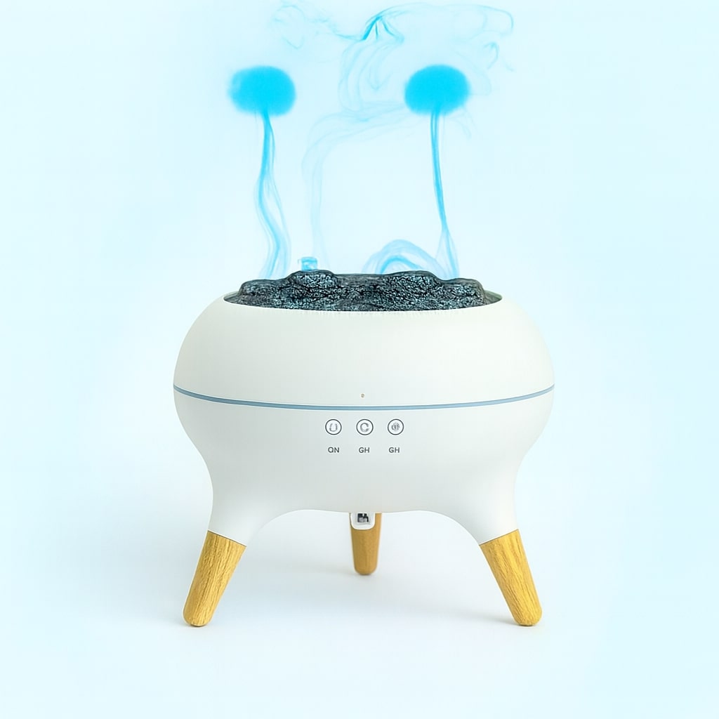 Umidificatore & Diffusore | Diffusore di aromi con luce LED e timer | JellyTraum