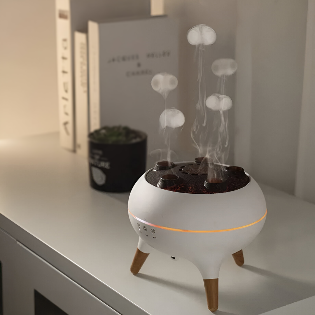 Umidificatore & Diffusore | Diffusore di aromi con luce LED e timer | JellyTraum