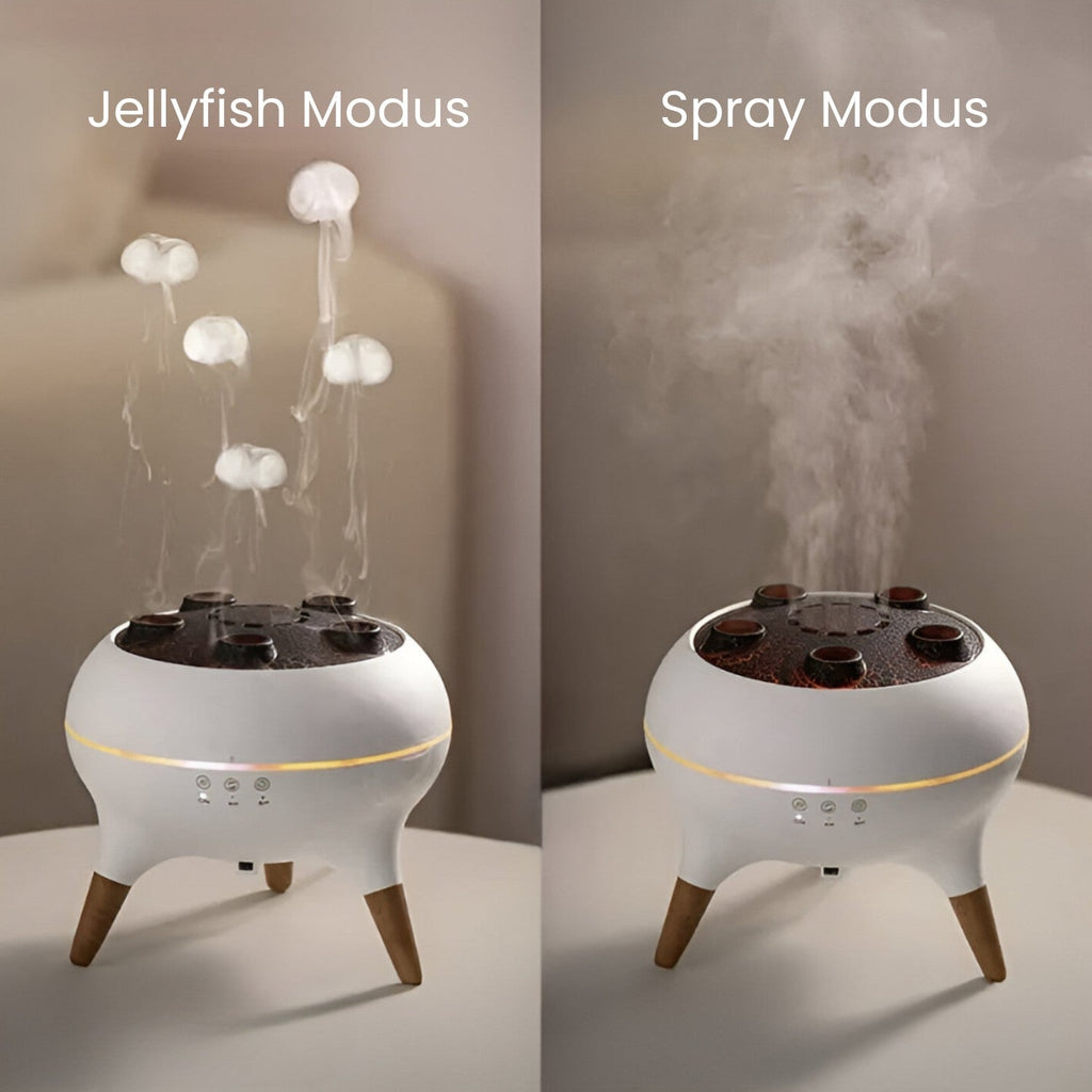 Umidificatore & Diffusore | Diffusore di aromi con luce LED e timer | JellyTraum