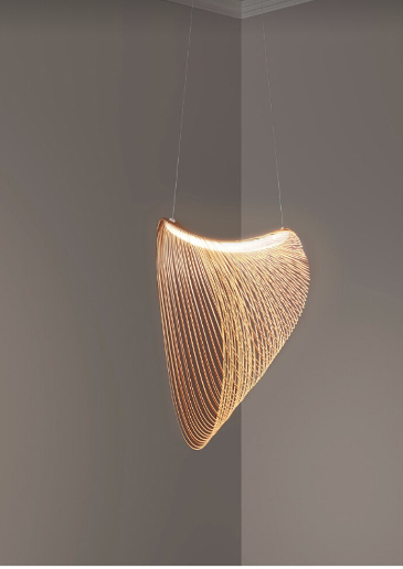 Lampada a Sospensione in Legno di Betulla LumaBirch per Ambienti Accoglienti