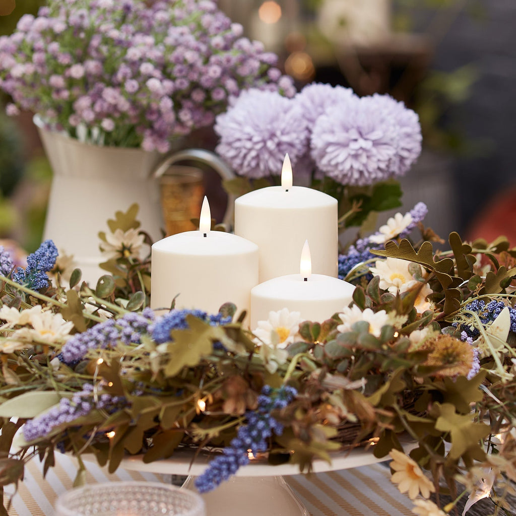 Candele LED da Esterno | Candele con Timer | 3 Pezzi | KerzenNest