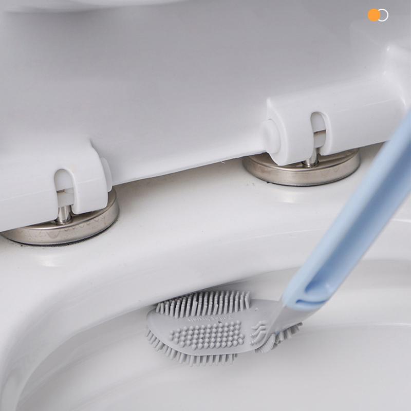 Spazzola per WC in silicone | Spazzola per toilette con supporto | Spazzola WC | Cleanova
