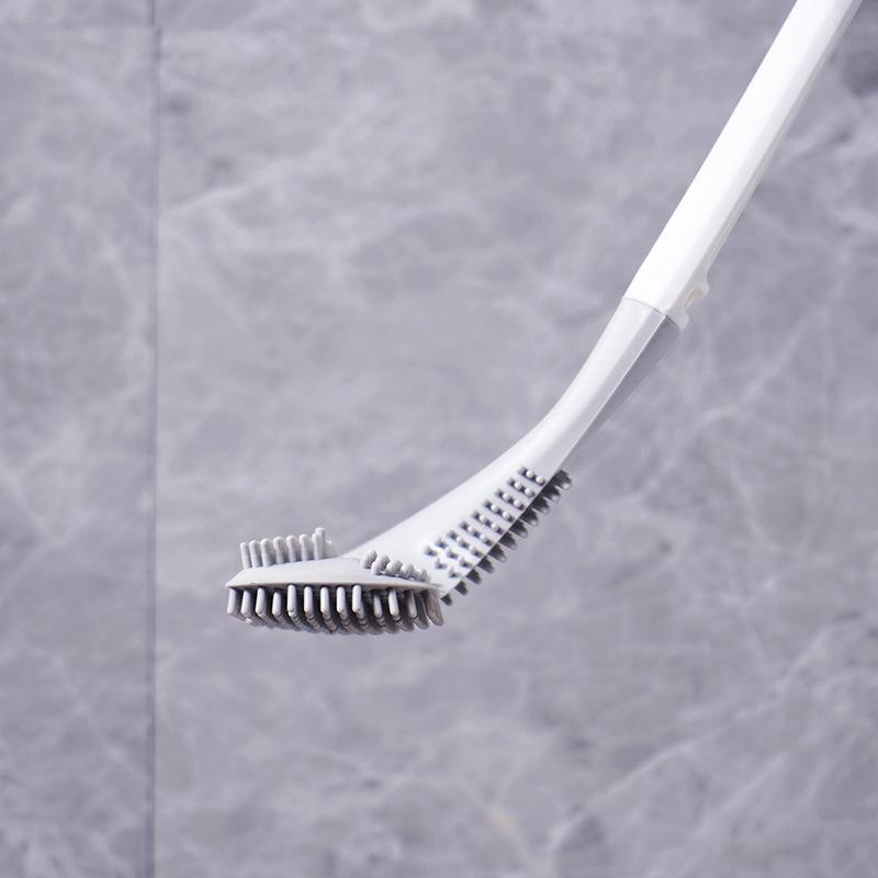 Spazzola per WC in silicone | Spazzola per toilette con supporto | Spazzola WC | Cleanova