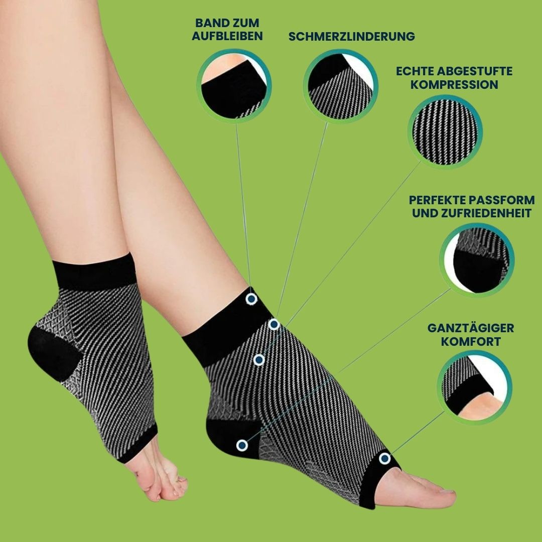 Calze compressive per piedi | Calze compressive | Calze di supporto | Virexon
