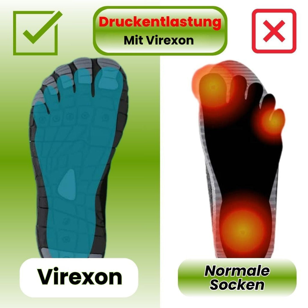 Calze compressive per piedi | Calze compressive | Calze di supporto | Virexon