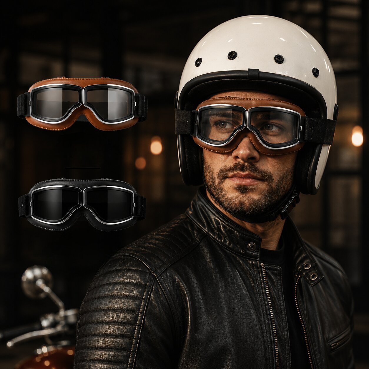 Occhiali da Moto Vintage | Kronvisier