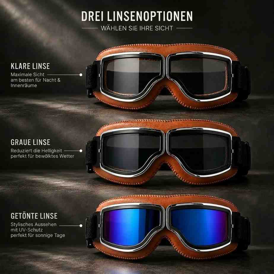 Occhiali da Moto Vintage | Kronvisier