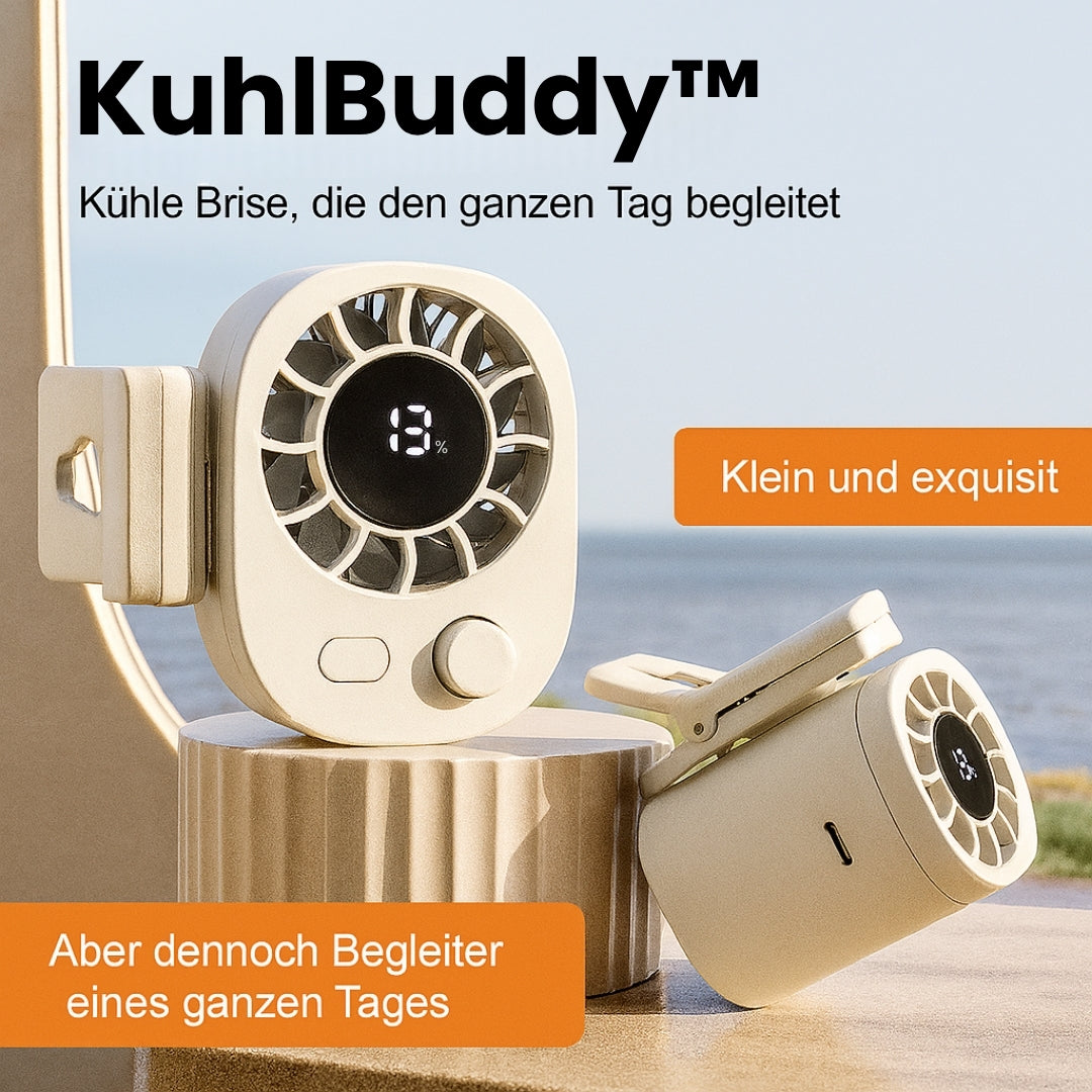 Mini Ventilatore Clip con Batteria | Ventilatore Piccolo e Silenzioso | CoolBuddy