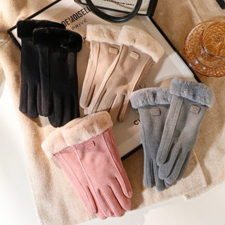 Guanti Donna | Guanti Caldi Invernali con Pelle di Pecora | KuschelHand