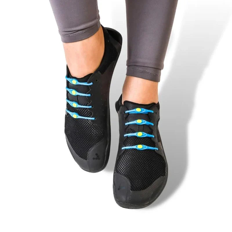 FitLock™ | Lacci elastici senza nodi | 6+6 GRATIS | Per tutte le taglie di scarpe | Sistema di chiusura rapida per vita quotidiana e sport