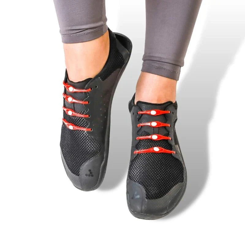 FitLock™ | Lacci elastici senza nodi | 6+6 GRATIS | Per tutte le taglie di scarpe | Sistema di chiusura rapida per vita quotidiana e sport