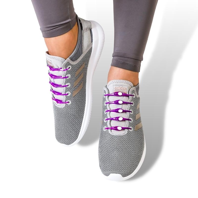 FitLock™ | Lacci elastici senza nodi | 6+6 GRATIS | Per tutte le taglie di scarpe | Sistema di chiusura rapida per vita quotidiana e sport