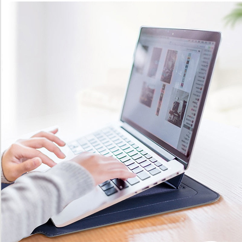 Borsa per laptop e supporto per laptop 2 in 1 | Custodia per laptop e supporto | Borsa con supporto
