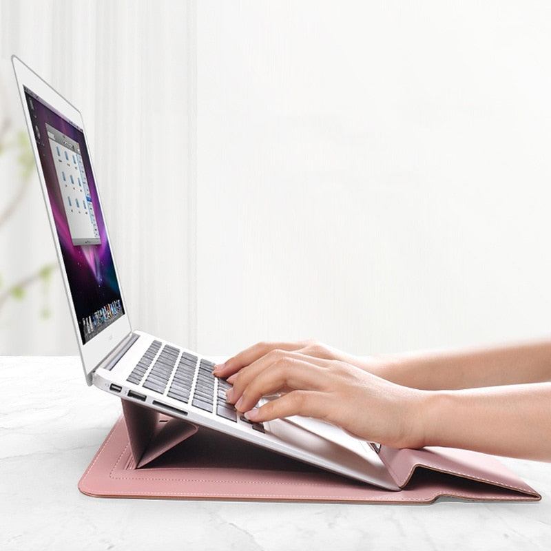 Borsa per laptop e supporto per laptop 2 in 1 | Custodia per laptop e supporto | Borsa con supporto
