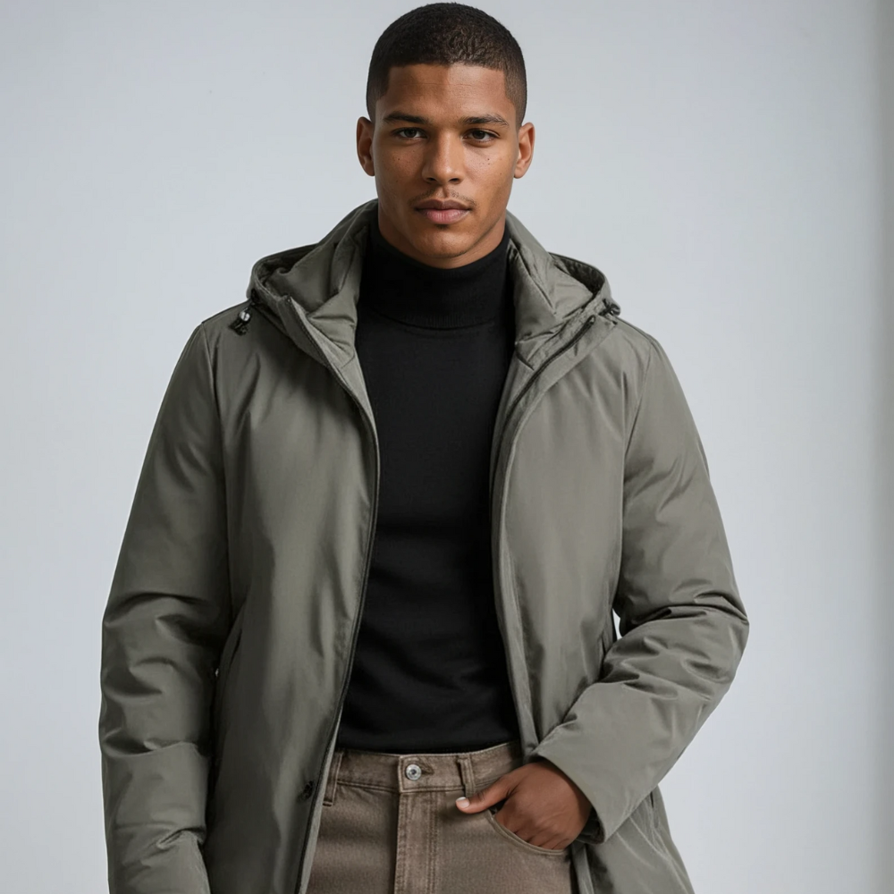 Giacca invernale da uomo | Impermeabile & Calda | Design senza tempo & Vestibilità Comoda