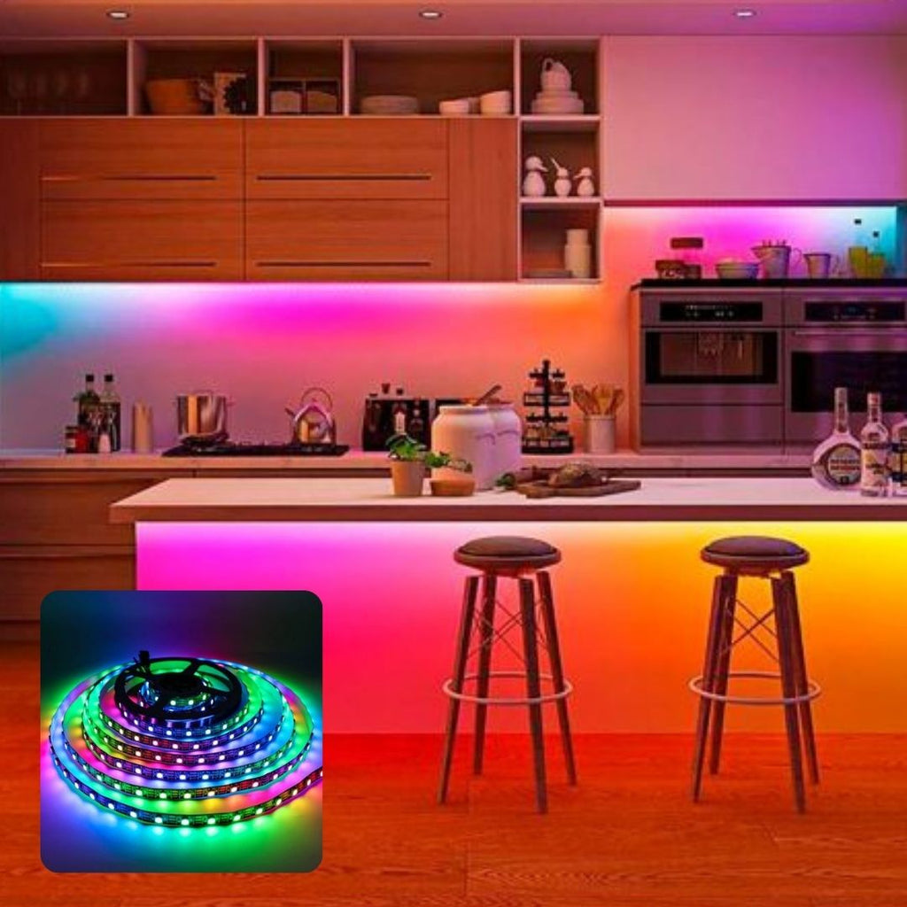 Striscia LED 15 Metri | Striscia LED con App e Telecomando | Illuminazione LED | StreifLux