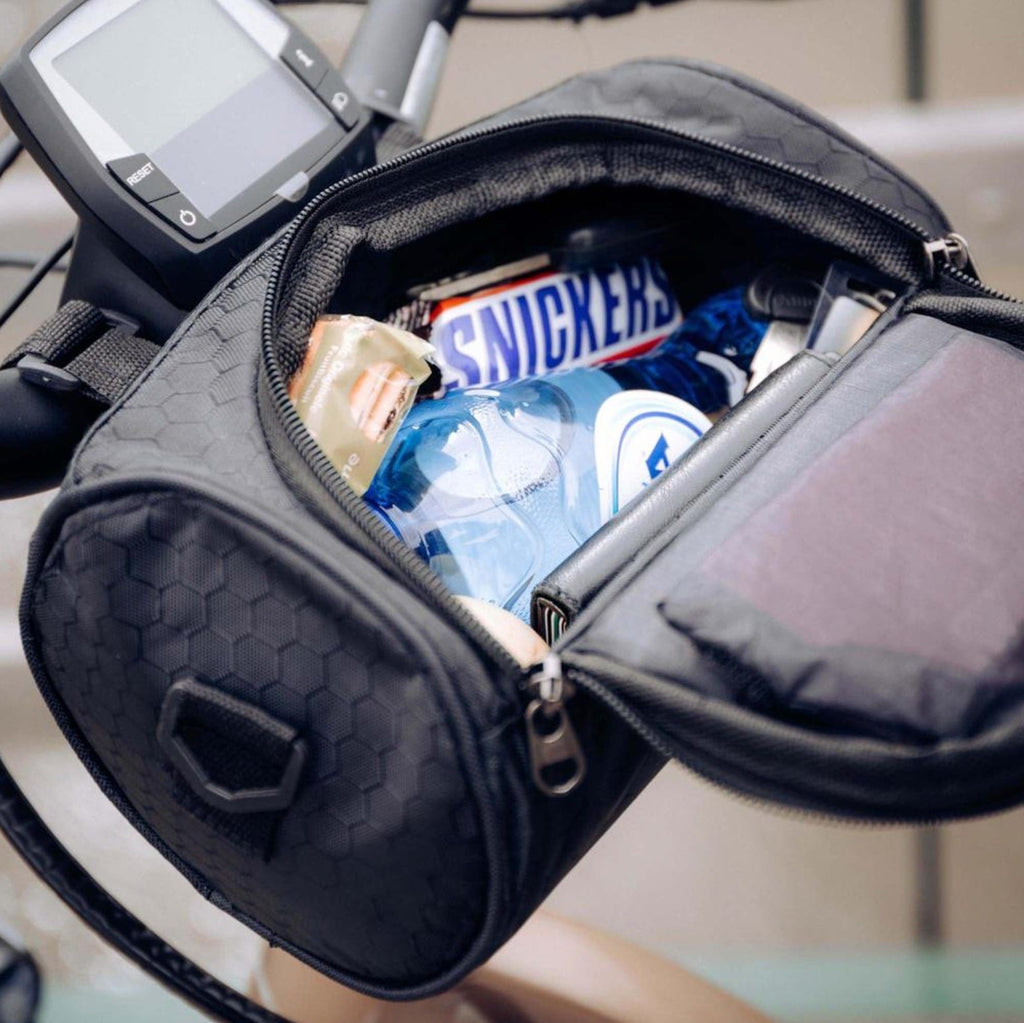 Borsa da manubrio per bicicletta | Borsa impermeabile con touchscreen | Tourix