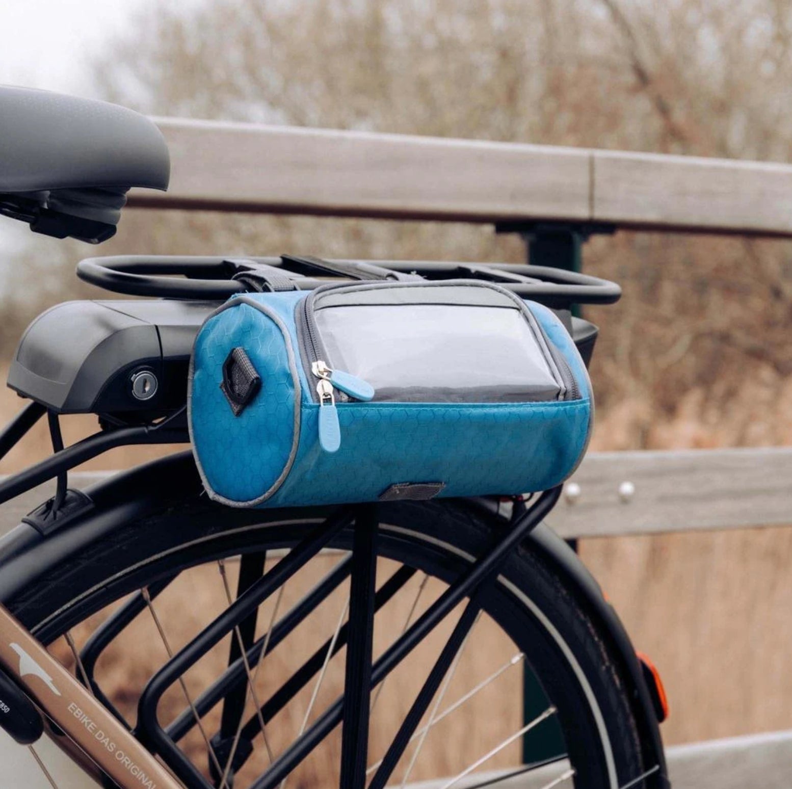 Borsa da manubrio per bicicletta | Borsa impermeabile con touchscreen | Tourix