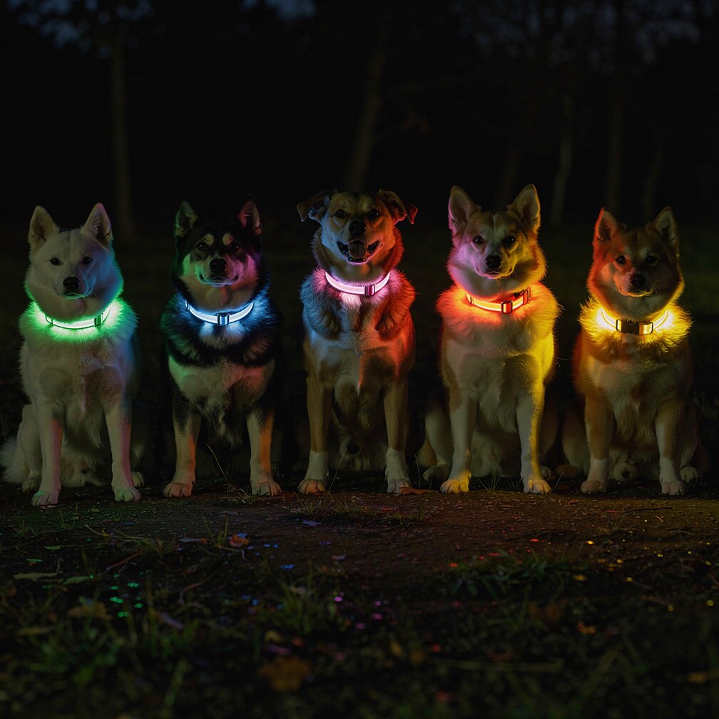 Collare luminoso per cani | Collare LED per cani | GlowHund
