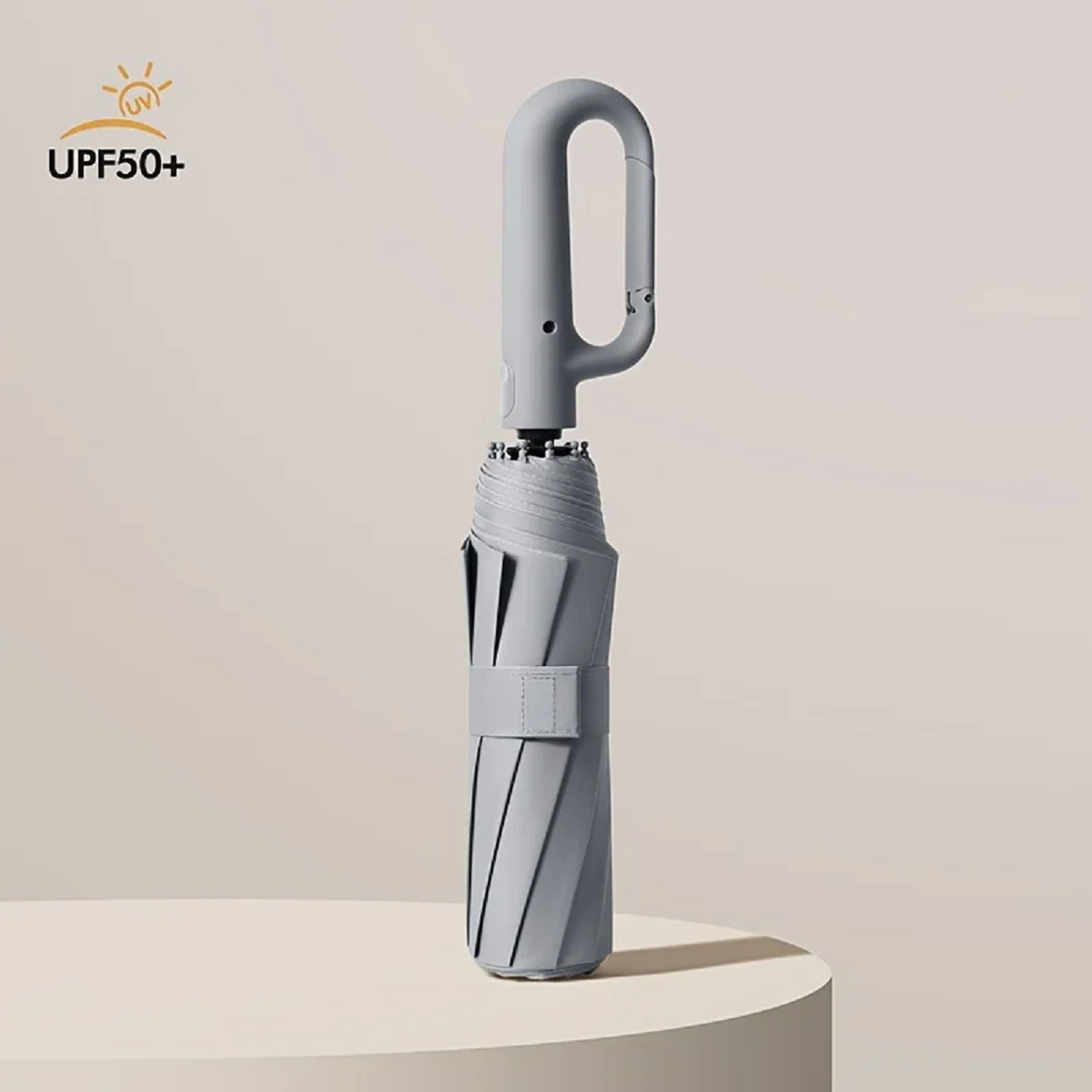 AerisGuard Ombrello Pieghevole Automatico Antivento con Manico a Fibbia per Qualsiasi Tempo