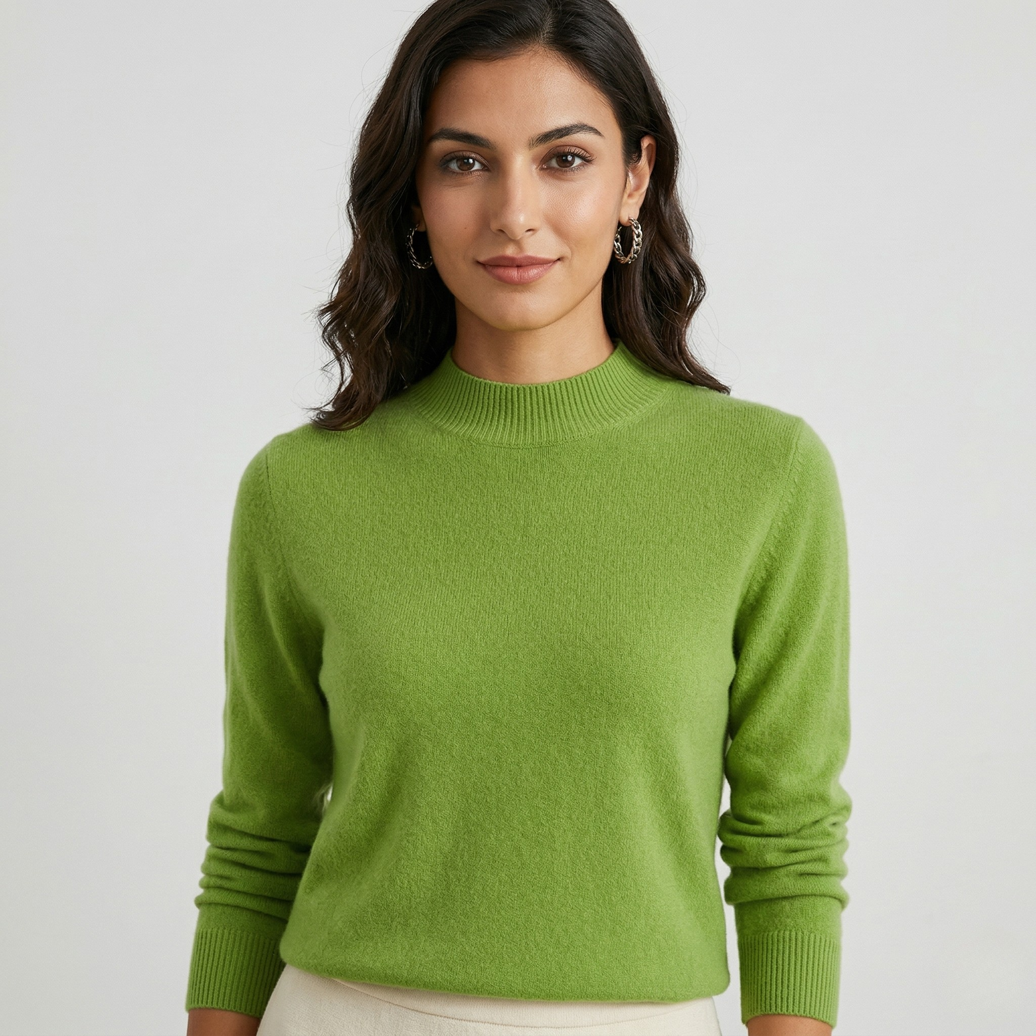 Maglione da Donna in Maglia Morbida Pullover Elegante Caldo
