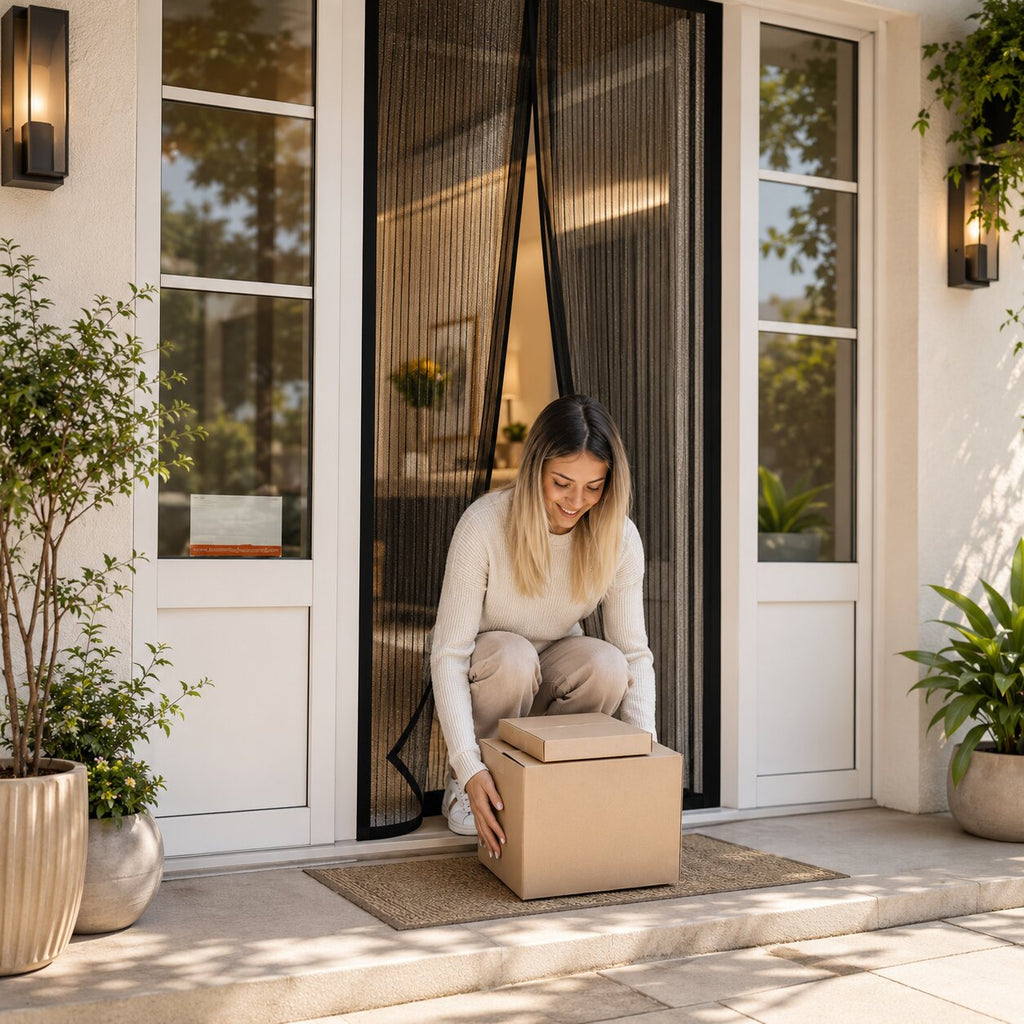 Protezione insetti per porta | Tenda magnetica