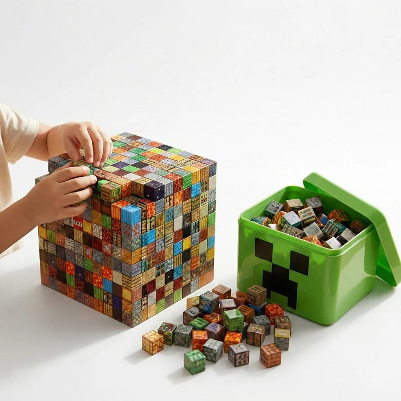 Set di mattoncini magnetici per bambini | Giocattolo di costruzione magnetico 205 pezzi | Magnetreich