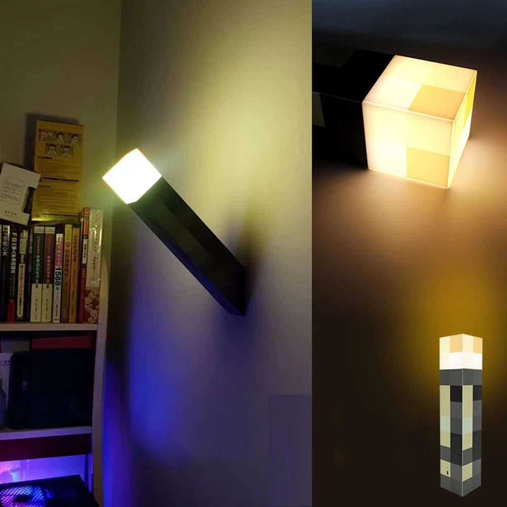 GlowTorch | Illuminazione suggestiva con lampada LED Minecraft