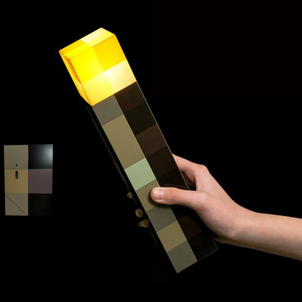 GlowTorch | Illuminazione suggestiva con lampada LED Minecraft