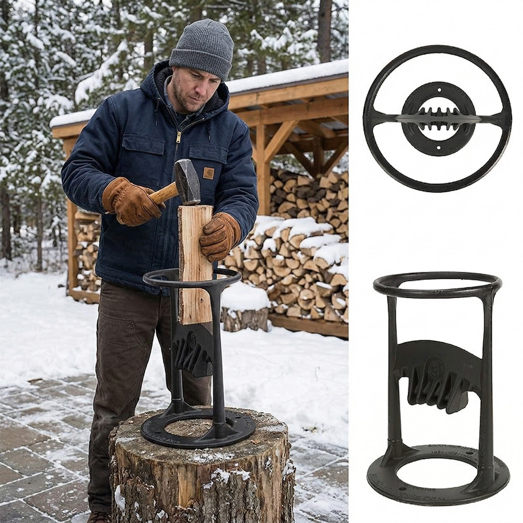 Spaccalegna Manuale per Legna da Ardere Spaccalegna Sicuro in Acciaio per Kindling