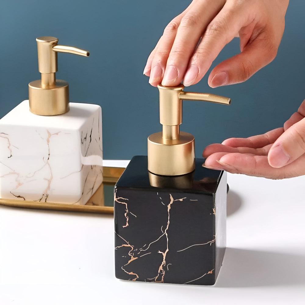 Dispenser di sapone in marmo per cucina o bagno | Marmora