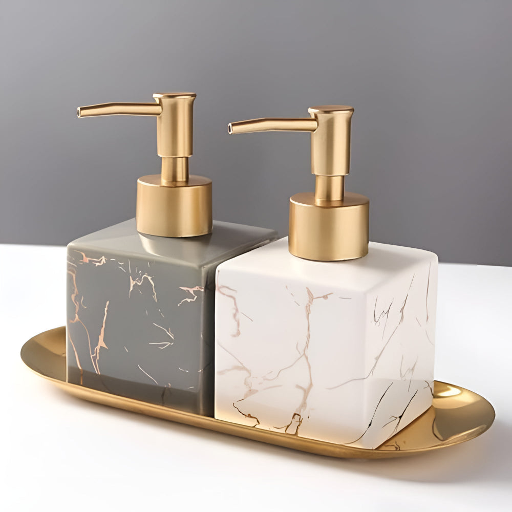 Dispenser di sapone in marmo per cucina o bagno | Marmora