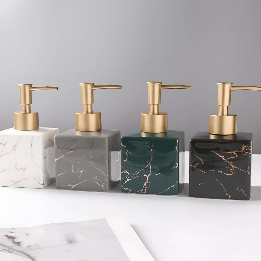 Dispenser di sapone in marmo per cucina o bagno | Marmora